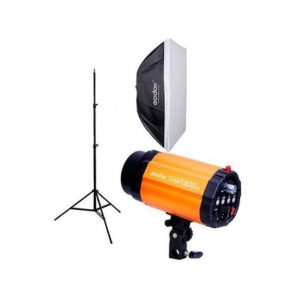 Kit Flash Estudio Godox 300SDI + tripode + Softbox 50x70cm